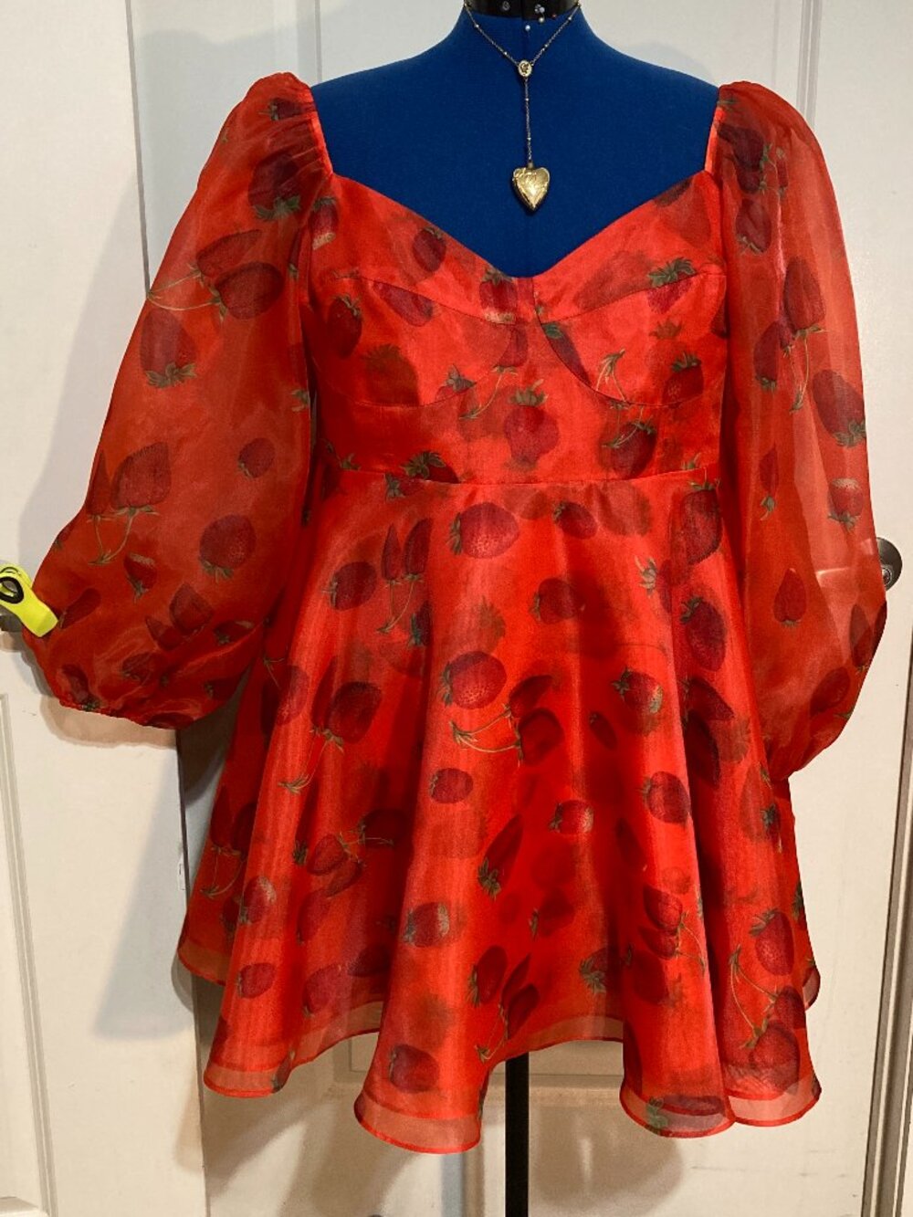 Selkie Like Strawberries Princess Mini Dress